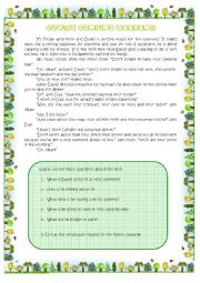 English Worksheet: Davids camping weekend