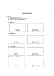 English Worksheet: Secret Spies - Astronomy