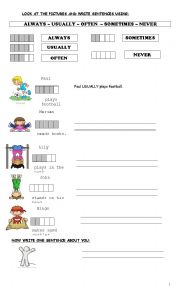 FREQUENCY ADVERBS REVISION