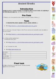 English Worksheet: Ancient Greeks