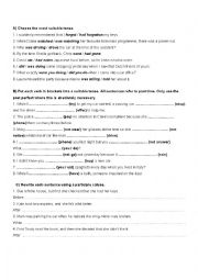 English Worksheet: Past Simple & Past Continuous & Past Perfect