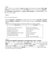 English Worksheet: remedial work 