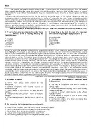English Worksheet: Vestibular test