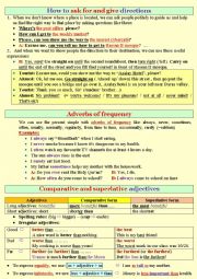 English Worksheet: Summary of some interesting lessons for elementary sts as follows: 