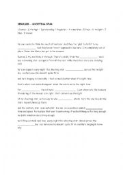 English Worksheet: SHOOTING STAR - HERCULES