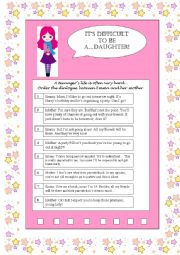 English Worksheet: Funny dialogue