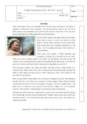  TEST ON A FILM REVIEW - TOM HANKS - CASTAWAY