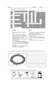 English Worksheet: Vocabulary