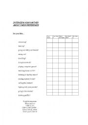 English Worksheet: Do you like...?