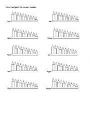 English Worksheet: Numbers