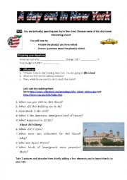 English Worksheet: Lets visit New-York! - Ellis Island