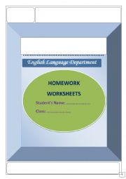 English Worksheet: Homework tasks and activities