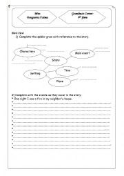 English Worksheet: grandmothers corner