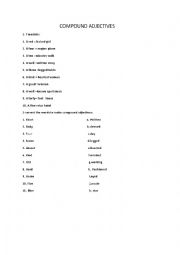compound adjectives