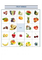 Fruit Bingo 2