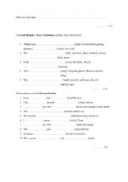 English Worksheet: grammar test