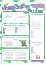 English Worksheet: Plural of nouns worksheet