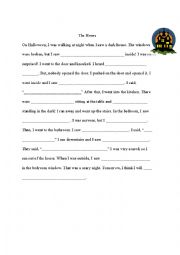Scary Story Template (Fill-in)