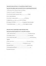 English Worksheet: Future forms