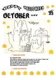 English Worksheet: Happy Halloween