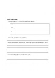 English Worksheet: A History of Plurals - Listening Comprehension