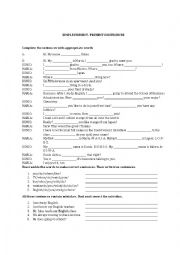 English Worksheet: Simple Present Vs Present Continuous