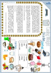 English Worksheet: Losing weight - reading (2 pages)