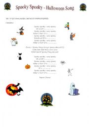 English Worksheet: Halloween