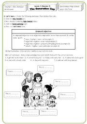 English Worksheet: COMPOUND ADJECTIVES