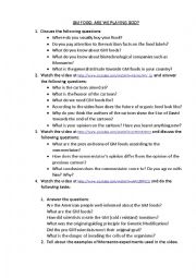 English Worksheet: GM Food: are we playing God? 90 minutes lesson plan