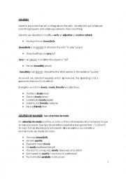 English Worksheet: Adverbs of manner