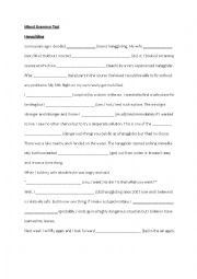 English Worksheet: Mixed Grammar Hanggliding