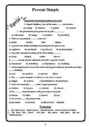 English Worksheet: grammar