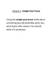 Tense Station Tasks