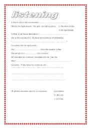 English Worksheet: my future holiday