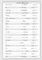 English Worksheet: past simple