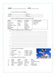 English Worksheet: Review 
