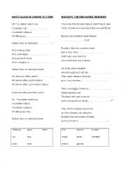English Worksheet: CHRISTMAS CAROLS