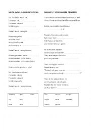 English Worksheet: CHRISTMAS CAROLS