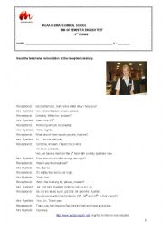 English Worksheet: reading comprehension