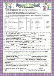 English Worksheet: Present Perfect