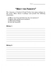 English Worksheet: Meet the Parents