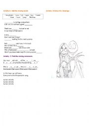 English Worksheet: This is halloween Part2