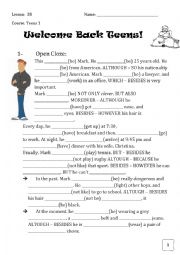 English Worksheet: Tenses Review 1 