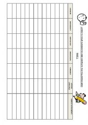 English Worksheet: Grid about countries