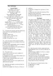 English Worksheet: Text comprehension 