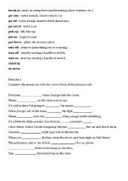 English Worksheet: Phrasal Verbs