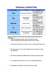 English Worksheet: Writing keys