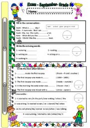 English Worksheet: Test