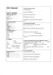 English Worksheet: preparing for the trip